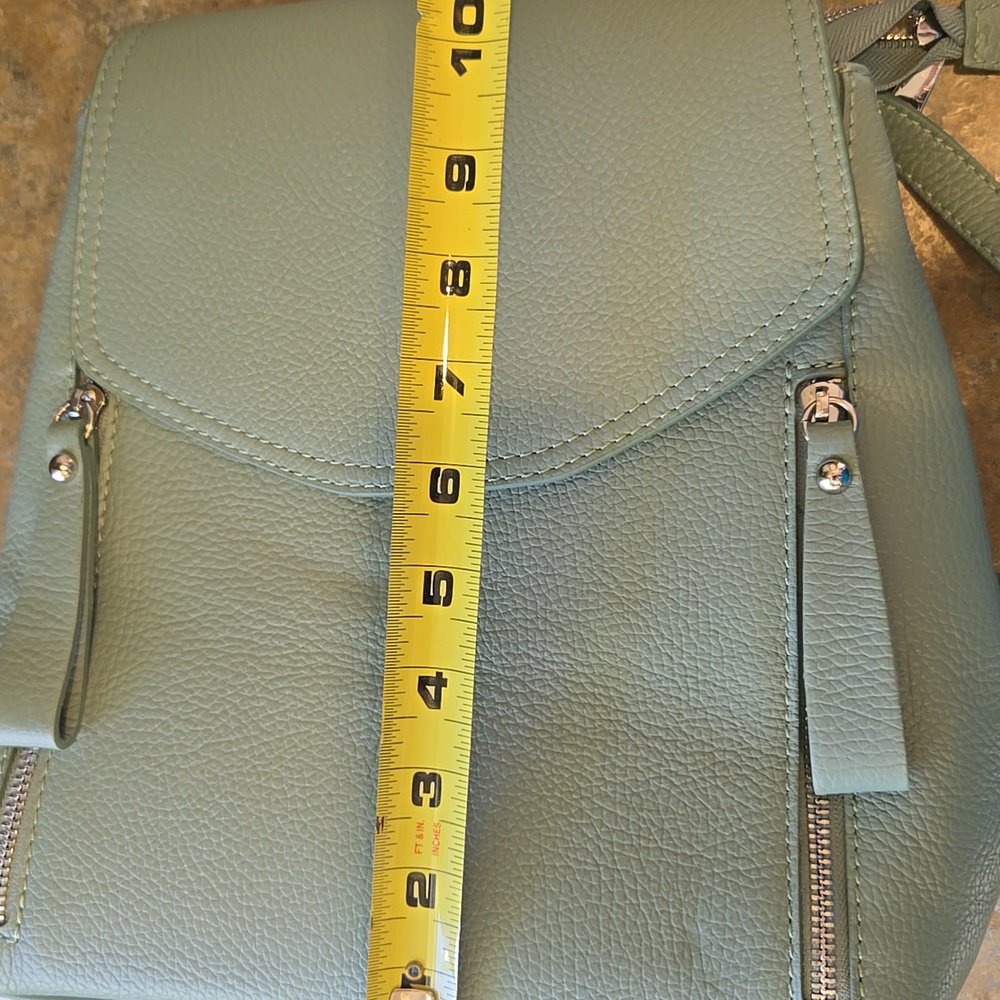 NWOT Vera Pelle Leather Backpack - Picture 7 of 8